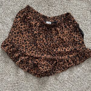 Leopard shorts